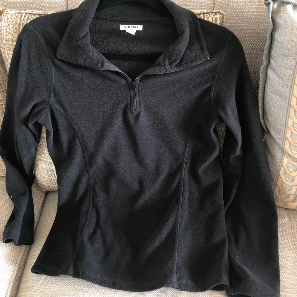 Old Navy Sz Med Black Fleece